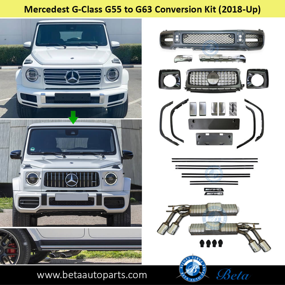 G500 to G63 Conversion Kit for Mercedes G-Class W463 2018-Up models G500 to G63 Conversion Kit for Mercedes G-Class W463 2018-Up models